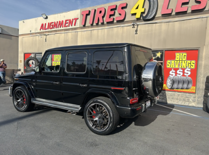Mercedes-AMG G-Class with new tires